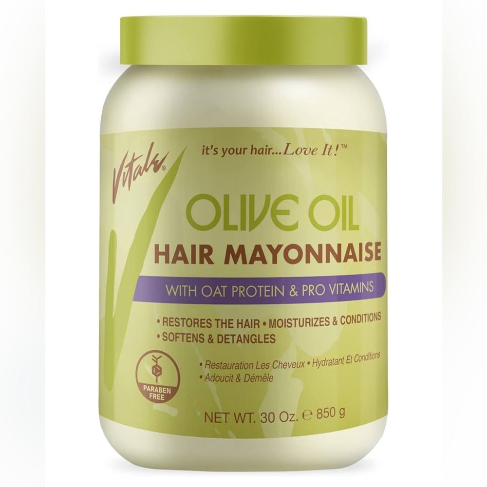 Vitale Olive Oil Hair Mayonnaise With Protein & Pro Vitamins, 30
Oz.